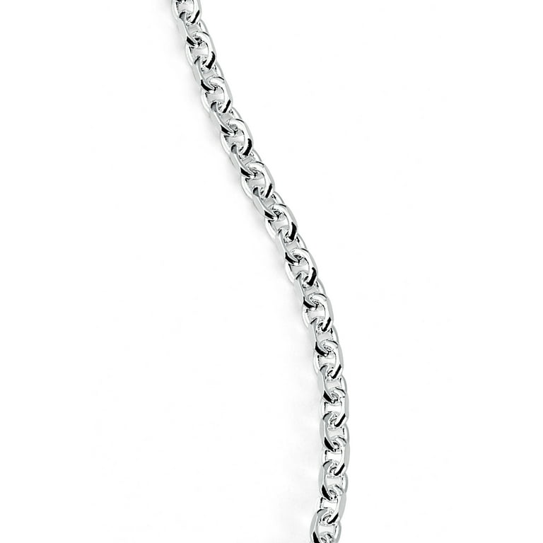 Brilliant Bijou Solid .925 Sterling Silver 3mm Bead Chain Necklace 20 inches Brilliant Bijou Solid .925 Sterling Silver 3mm Bead Chain Necklace 20 inches